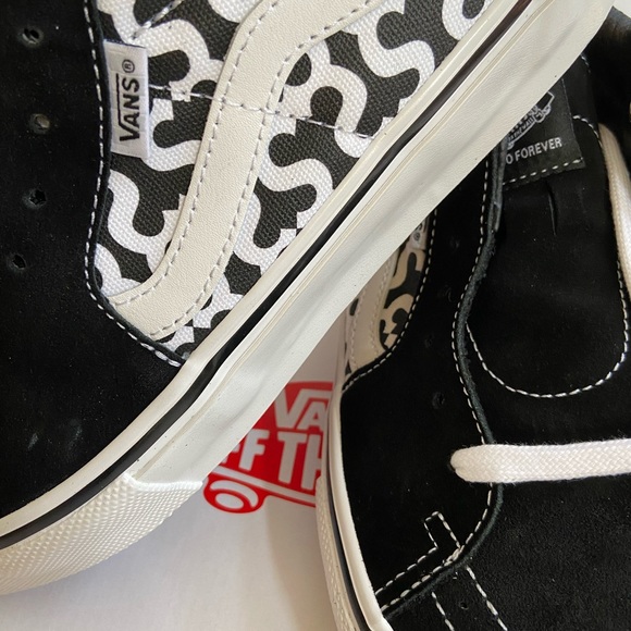 SUPREME VANS MONOGRAM S LOGO SKATE GROSSO MID - Picture 5 of 16
